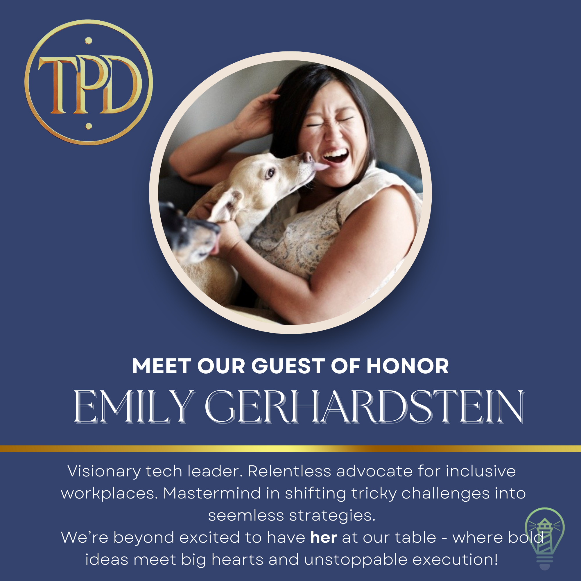 Emily Gerhardstein featured as a Pinnacle Dinner guest of honor